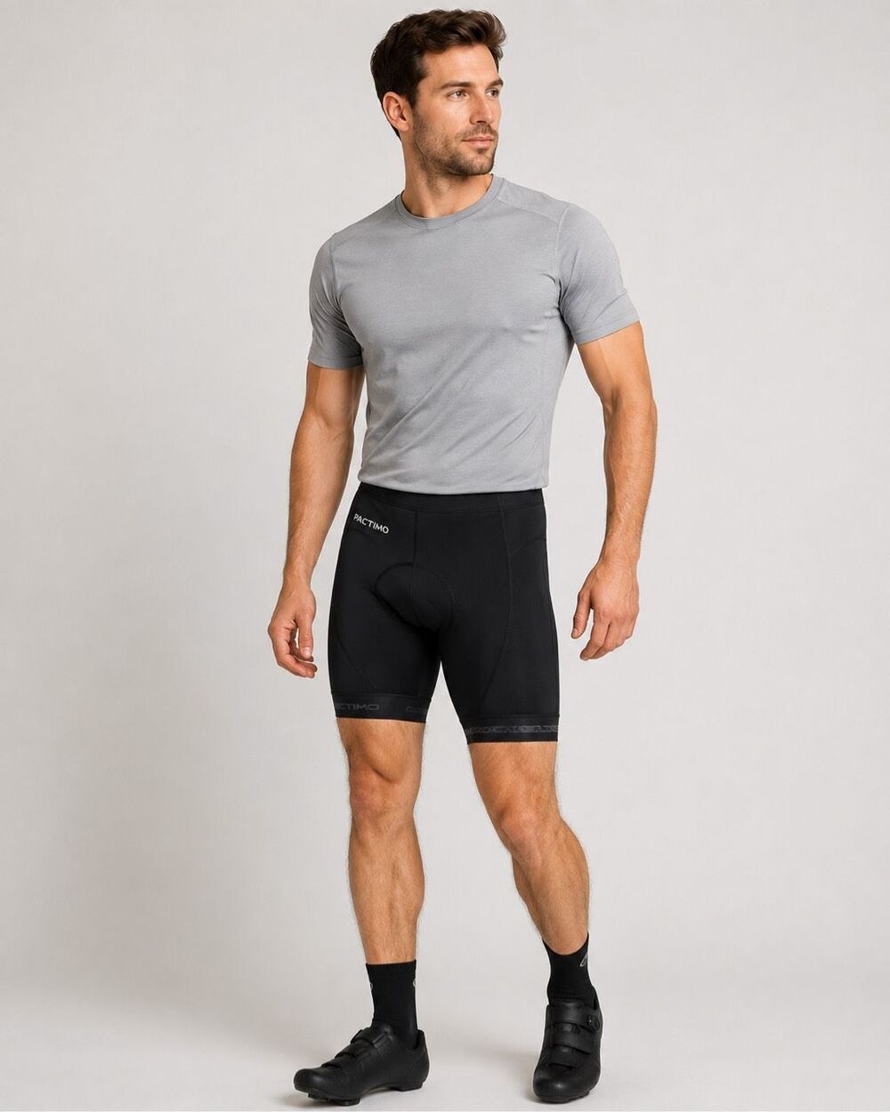 Pactimo Black Padded Cycling Shorts Men’s XL Chamois Bike Liner